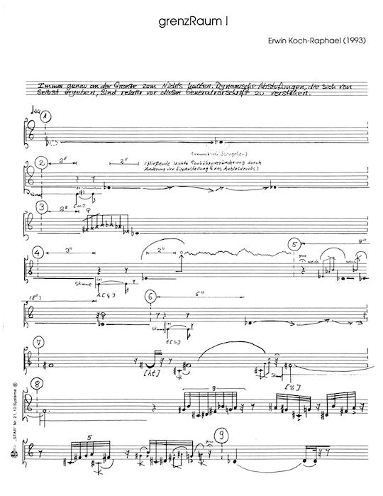 Koch-Raphael, E :: grenzRaum I