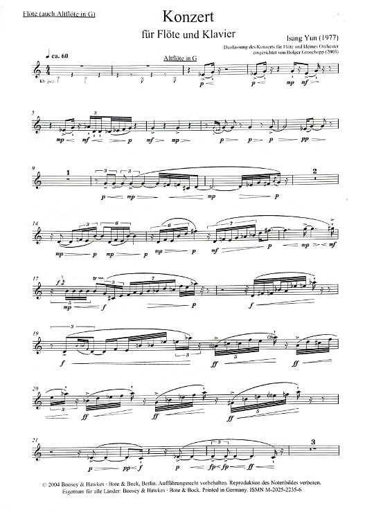 Yun, I :: Konzert [Concerto]