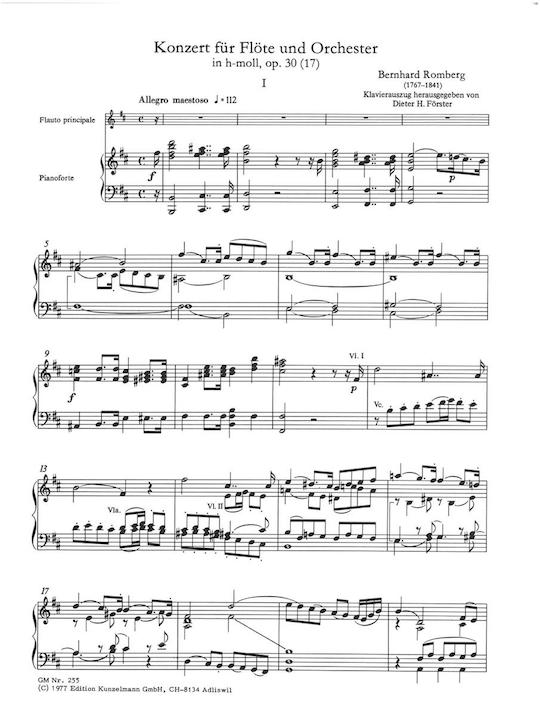 Romberg, B :: Konzert in h-moll [Concerto in b minor]