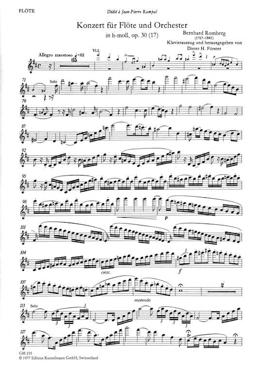 Romberg, B :: Konzert in h-moll [Concerto in b minor]