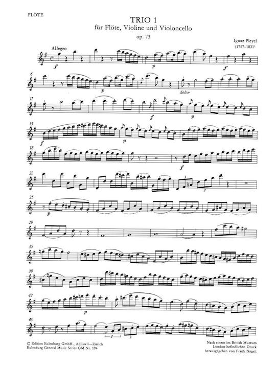 Pleyel, I :: Trio I