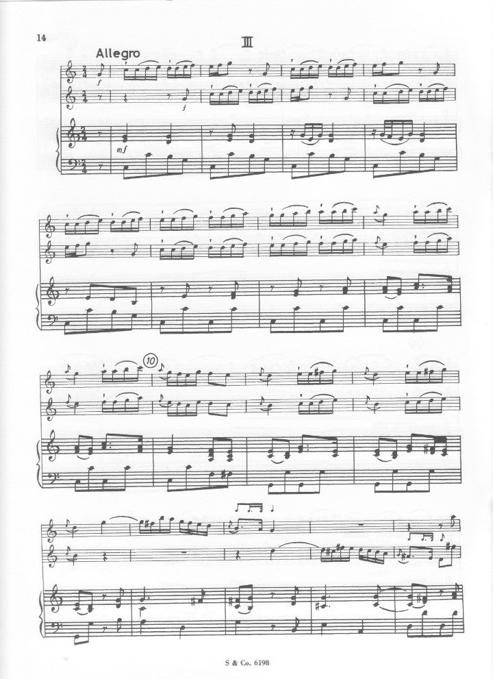 Quantz, JJ :: Trio Sonata in C
