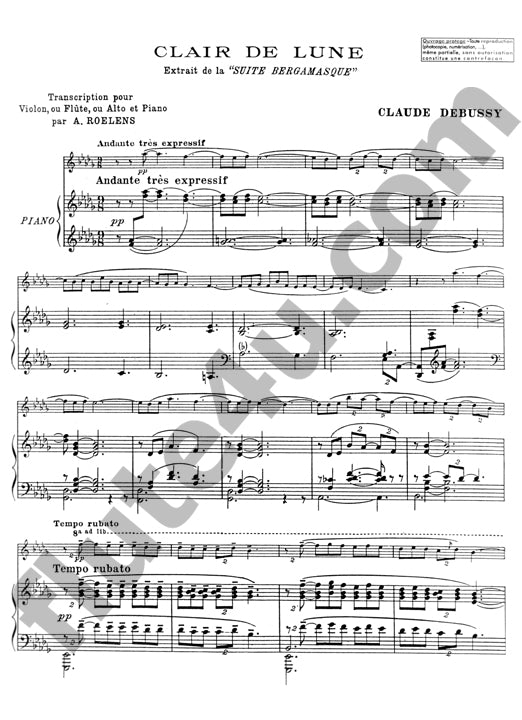 Debussy, C :: Pour la flute