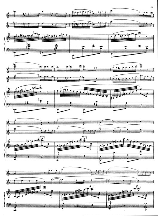 Damase, J-M :: Trio pour flute, hautbois et piano