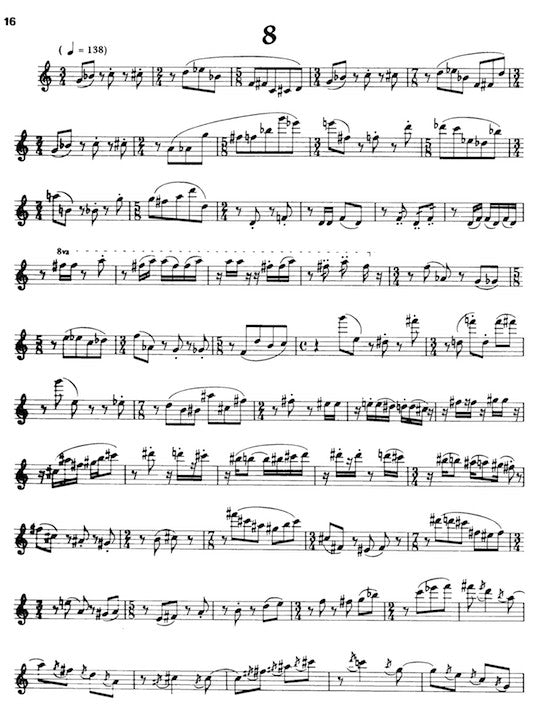 Damase, J-M :: 24 etudes pour flute