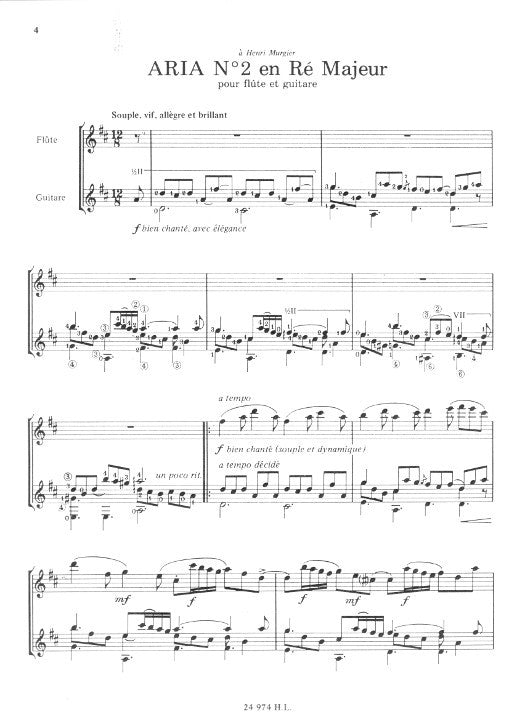 Kleynjans, F :: Deux Arias op. 92b [Two Arias op. 92b]