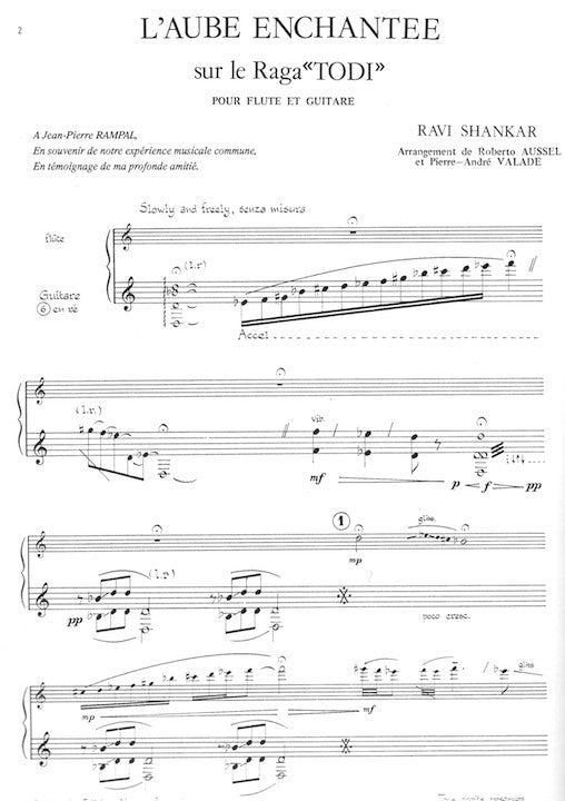 Shankar, R :: L'Aube enchantee sur le Raga Todi