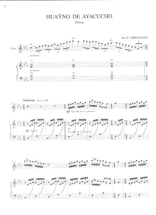 Arriagada, S :: Chants et Danses d'Amerique du Sud [Tunes and Dances from South America]