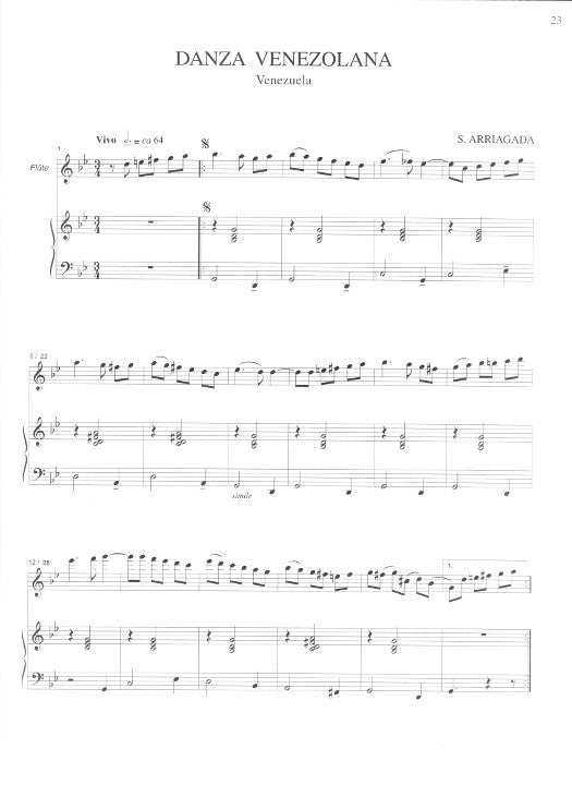 Arriagada, S :: Chants et Danses d'Amerique du Sud [Tunes and Dances from South America]