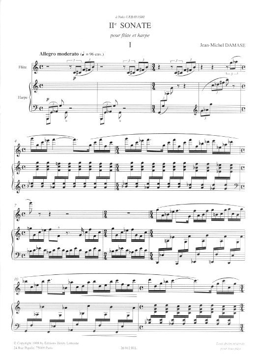 Damase, J-M :: 2e Sonate [2nd Sonata]