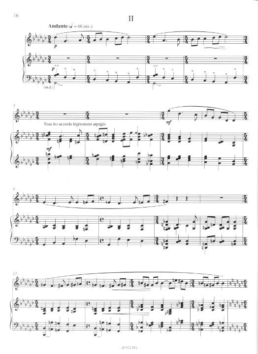 Damase, J-M :: 2e Sonate [2nd Sonata]