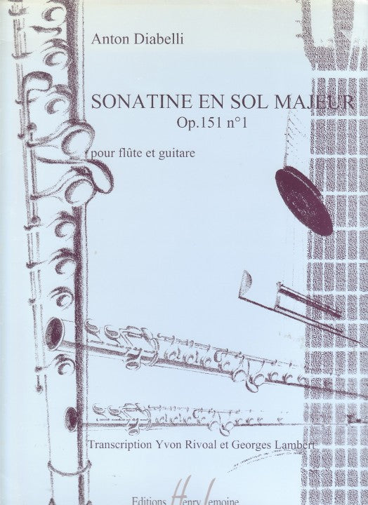 Diabelli, A :: Sonatine en Sol Majeur op. 151 No. 1 [Sonatina in G major op. 151 No. 1]