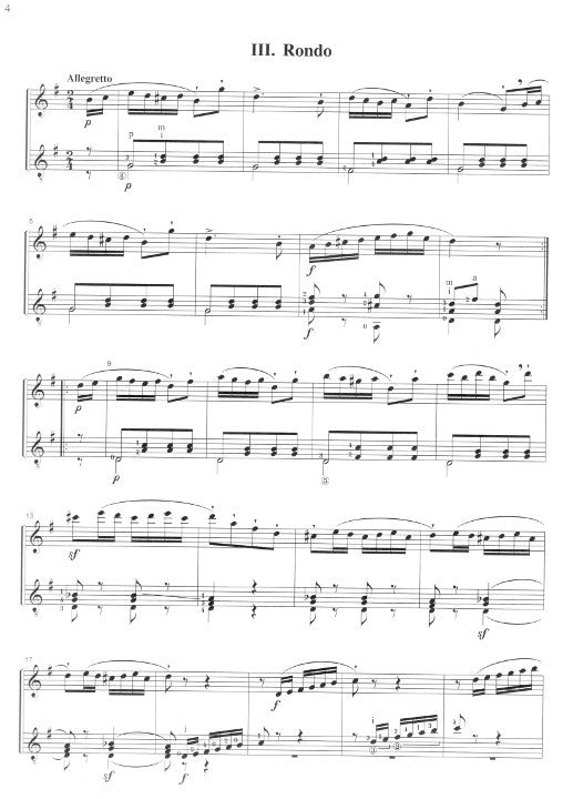 Diabelli, A :: Sonatine en Sol Majeur op. 151 No. 1 [Sonatina in G major op. 151 No. 1]