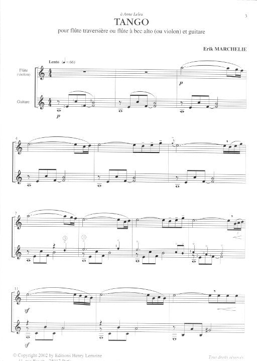 Marchelie, E :: Tango