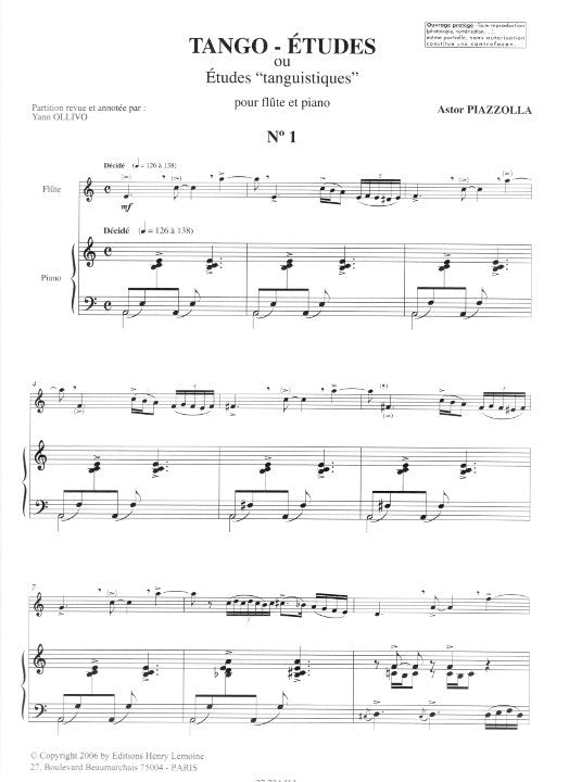 Piazzolla, A :: Tango-Etudes