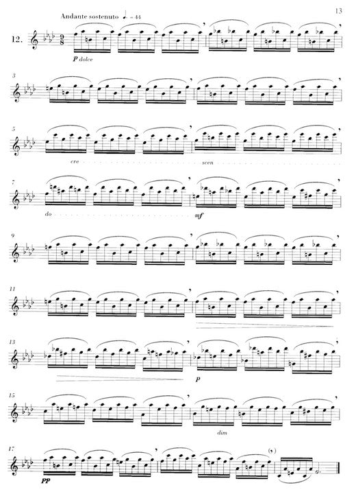 Andersen, J :: 24 etudes progressives [24 progressive etudes]