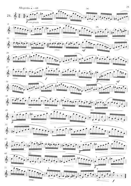 Andersen, J :: 24 etudes progressives [24 progressive etudes]