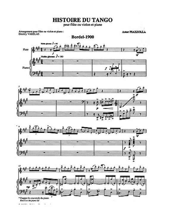 Piazzolla, A :: Histoire du Tango
