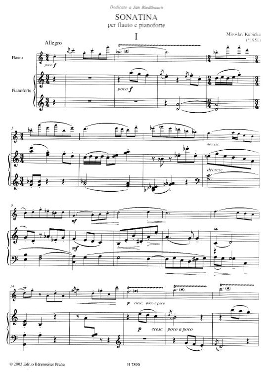 Kubicka, M :: Sonatina
