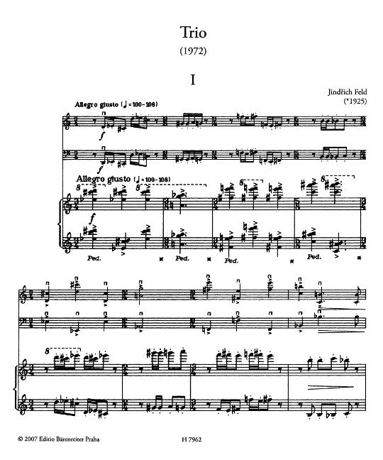 Feld, J :: Trio