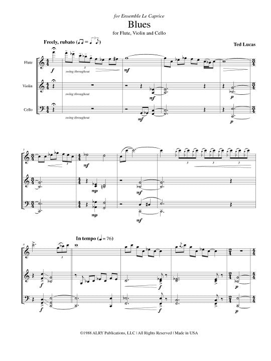 Lucas, T :: Blues