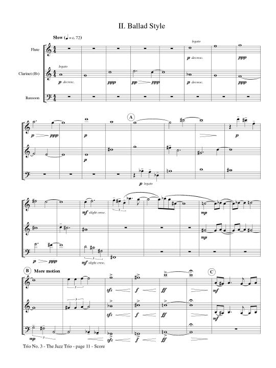 Navarre, R :: Trio No. 3 (The Jazz Trio)