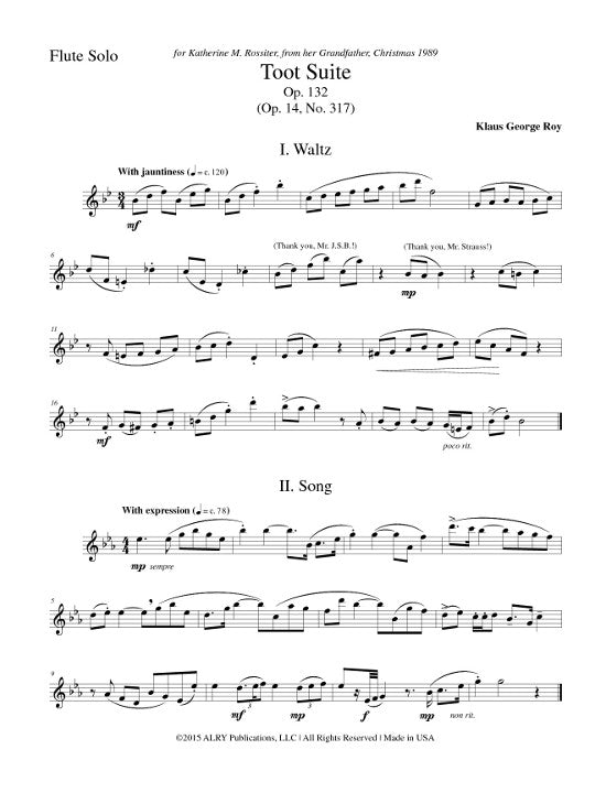 Roy, KG :: Three Dance Pieces & Toot Suite