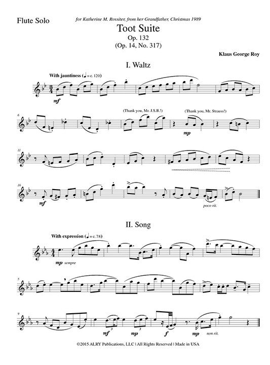 Roy, KG :: Three Dance Pieces & Toot Suite