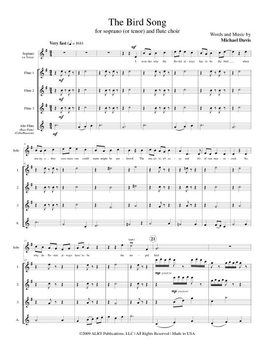 Davis, MJ :: The Bird Song