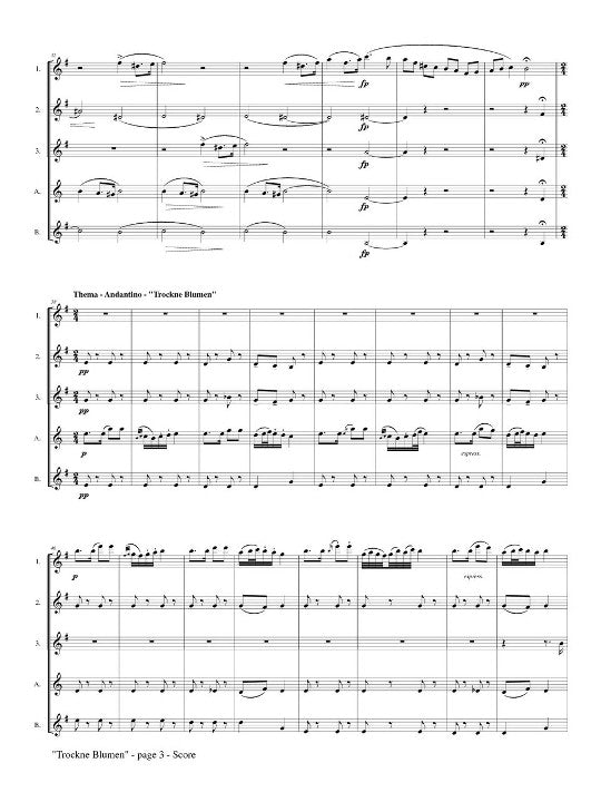 Schubert, F :: Trockne Blumen: Introduction and Variations