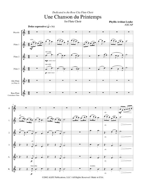 Louke, PA :: Une Chanson du Printemps [A Song of Spring]