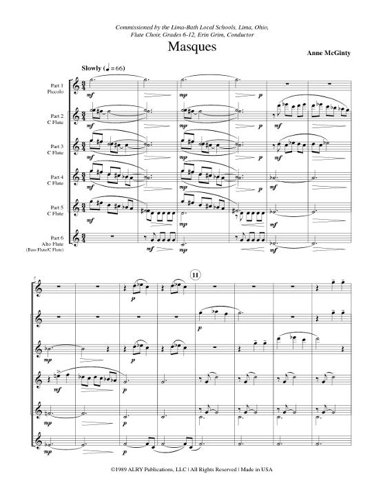 McGinty, A :: Masques