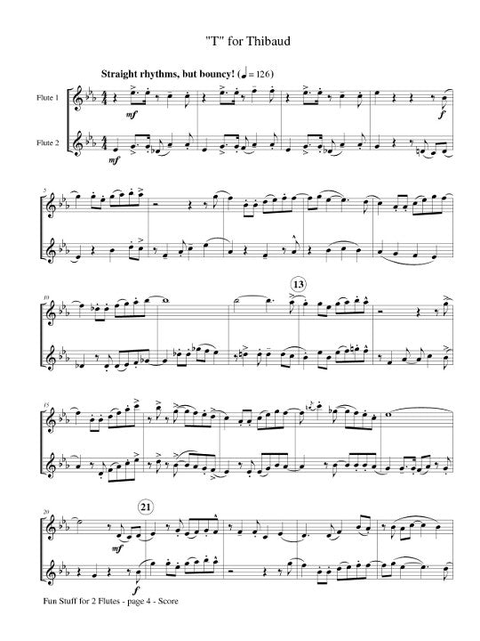 Mir, M :: Fun Stuff for 2 Flutes