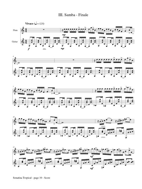 Lezcano, JM :: Sonatina Tropical