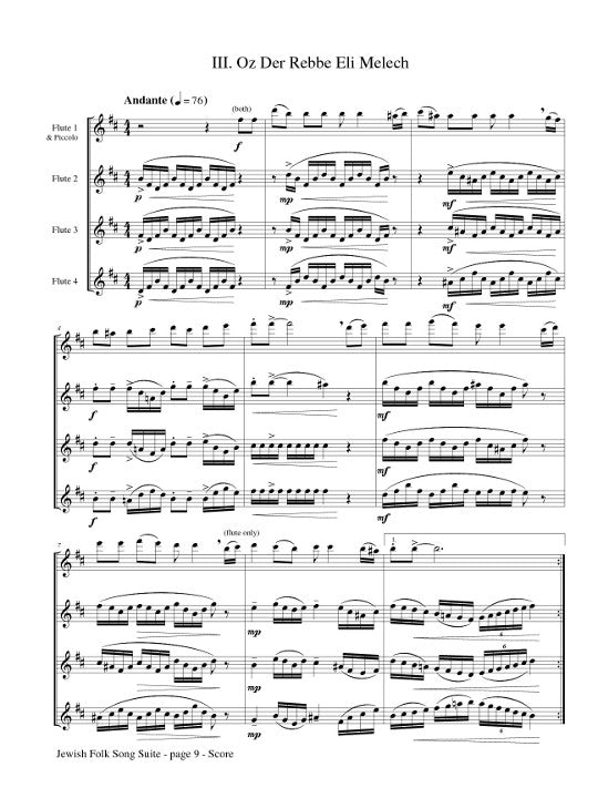 Traditional :: Jewish Folk Song Suite