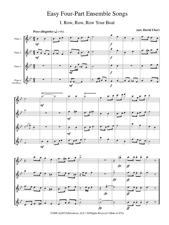 Traditional :: Easy Four-Part Ensemble Songs