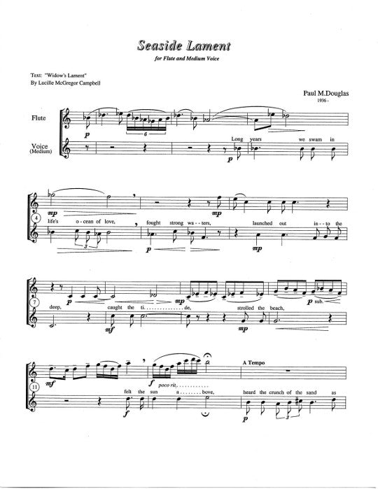 Douglas, PM :: Trois Poemes [Three Poems]