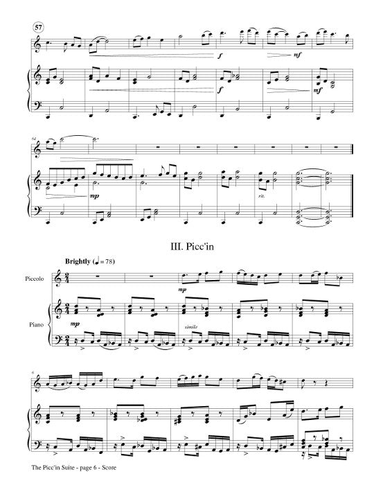 Pettigrew, L :: The Picc'in Suite