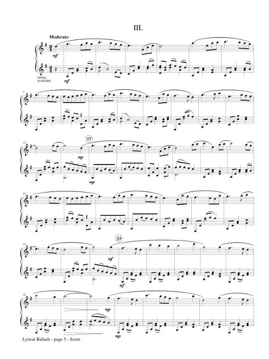 Febonio, TG :: Lyrical Ballads op. 34a