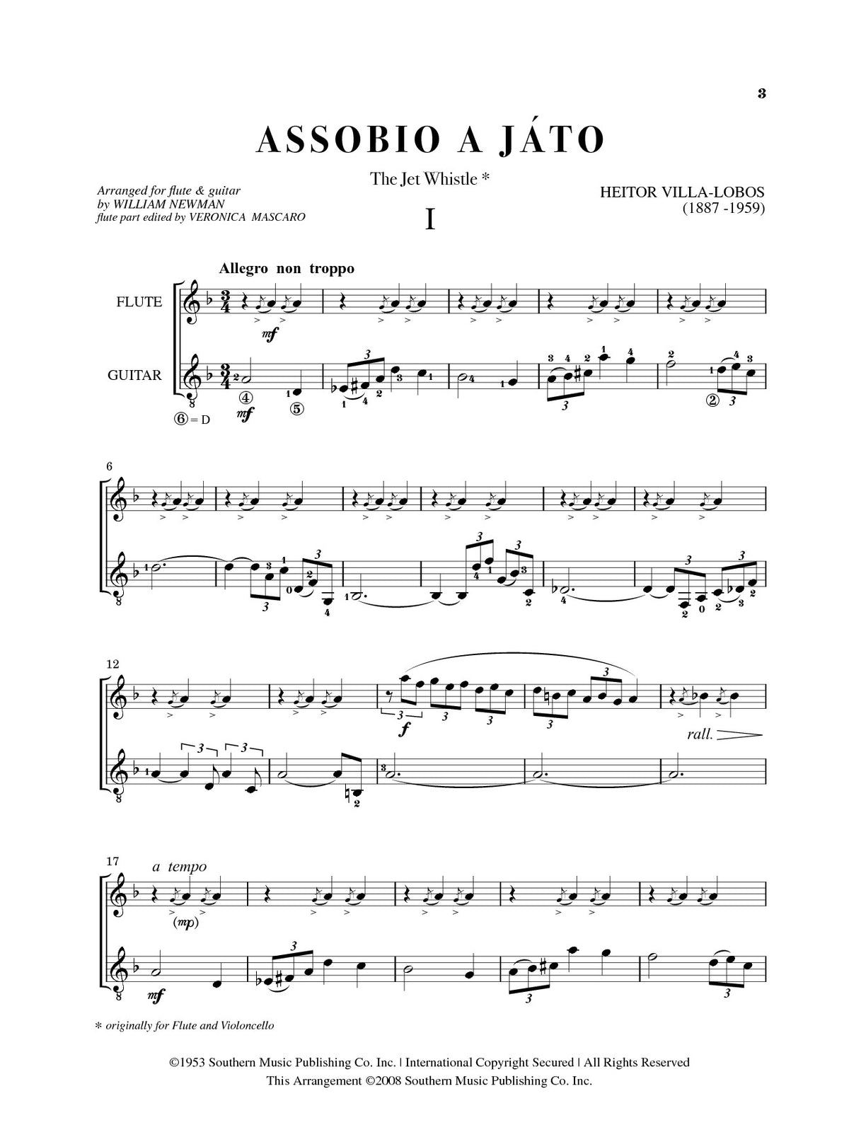 Villa-Lobos, H :: Assobio a Jato [The Jet Whistle]
