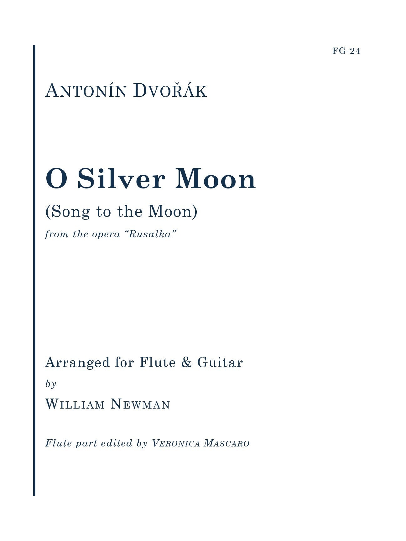 Dvorak, A :: O Silver Moon (Song to the Moon)