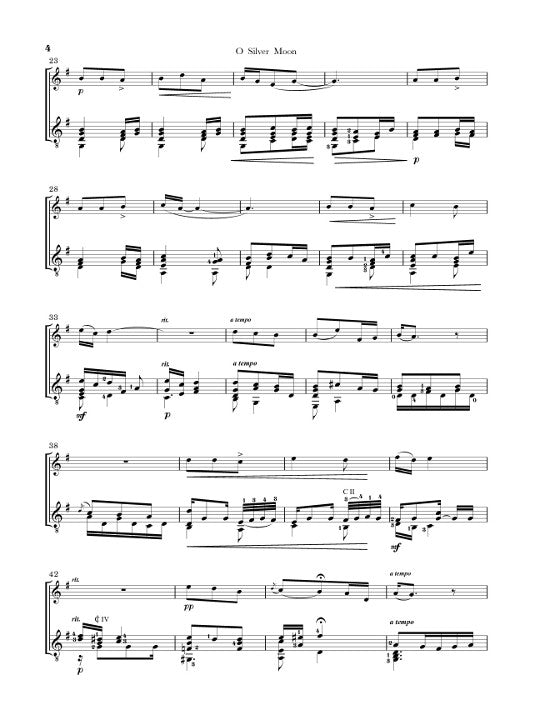 Dvorak, A :: O Silver Moon (Song to the Moon)