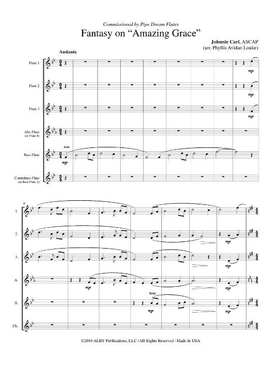 Carl, J :: Fantasy on 'Amazing Grace'