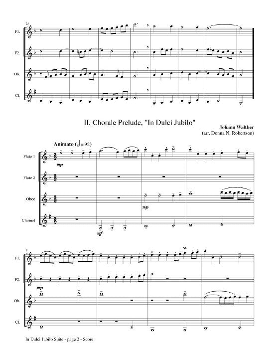 Robertson, D :: In Dulci Jubilo Suite