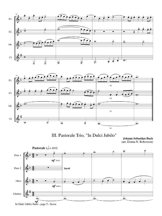 Robertson, D :: In Dulci Jubilo Suite