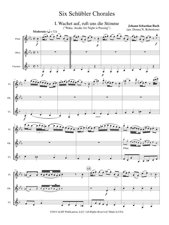 Bach, JS :: Six Schubler Chorals
