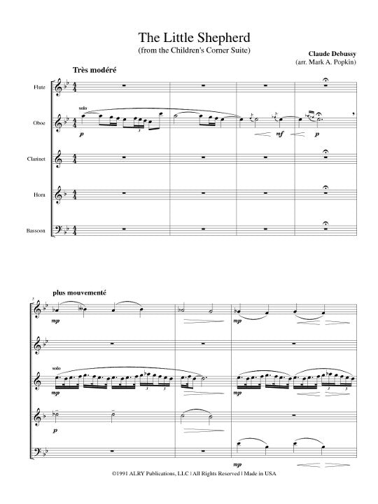 Debussy, C :: The Little Shepherd