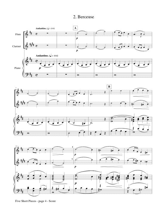 Cui, C :: Five Short Pieces
