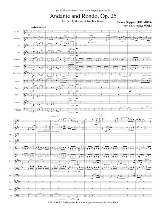 Doppler, F :: Andante and Rondo