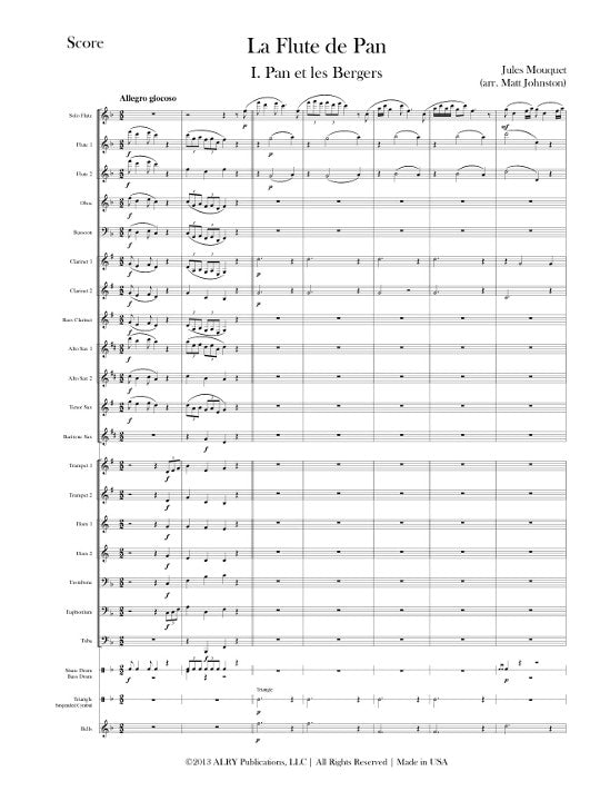 Mouquet, J :: La Flute de Pan